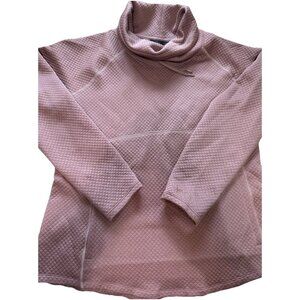 Marmot Light Purple Quilted Cowl Neck Sweatshirt Pockets SZ XL Stay Gorpcore